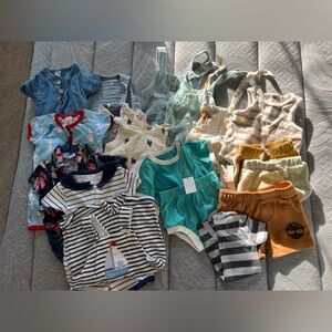 Bundle: Baby Boy Outfits: Sizes assorted (all under 12 months)
